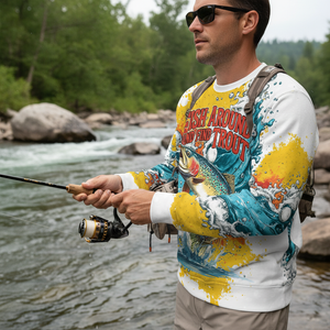 Fish Around And Find Trout Rainbow Trout All Over Print Shirt