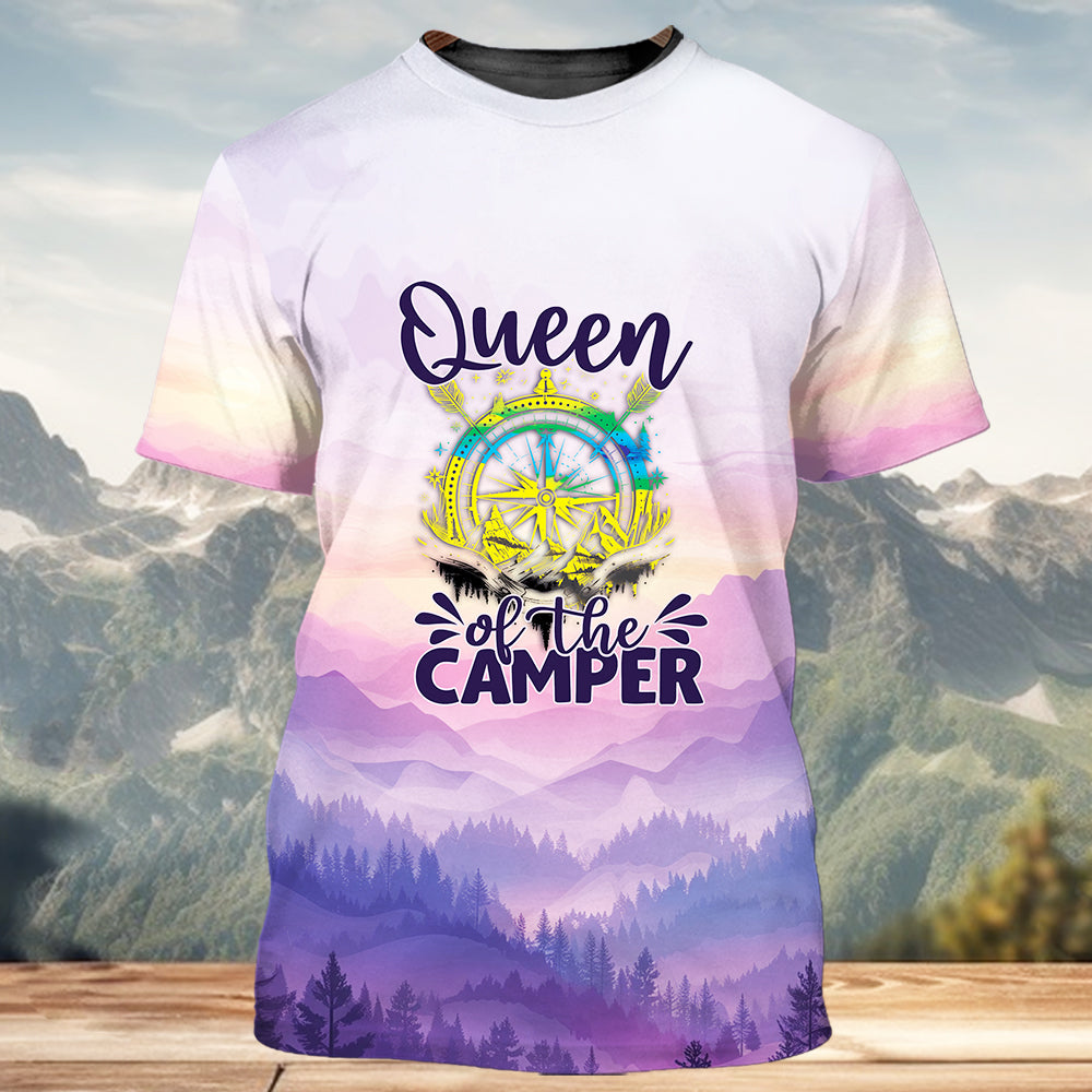 Queen Of The Camper All Over Print Shirt