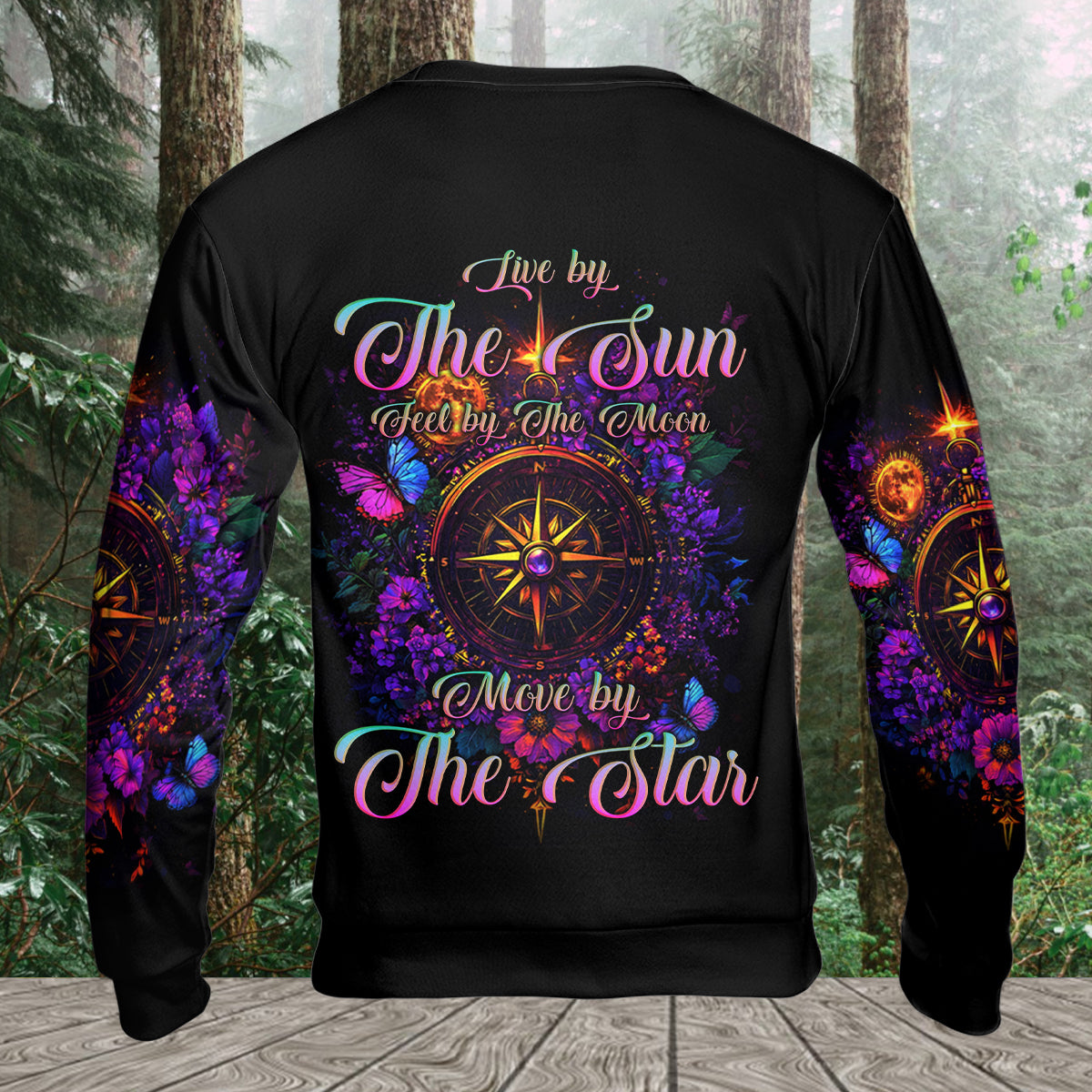 Live By The Sun Feel By The Moon All Over Print Shirt