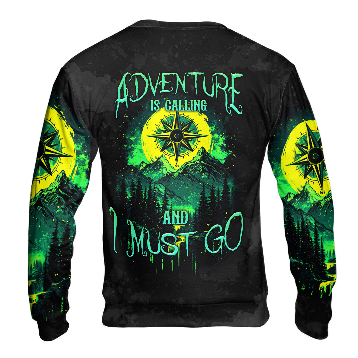 Adventure Is Calling All Over Print Shirt