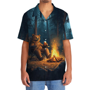 Bear I Don't Always Drink When I'm Camping Hawaiian Shirt