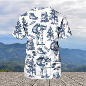 Vintage Hiking Camp All Over Print Shirt