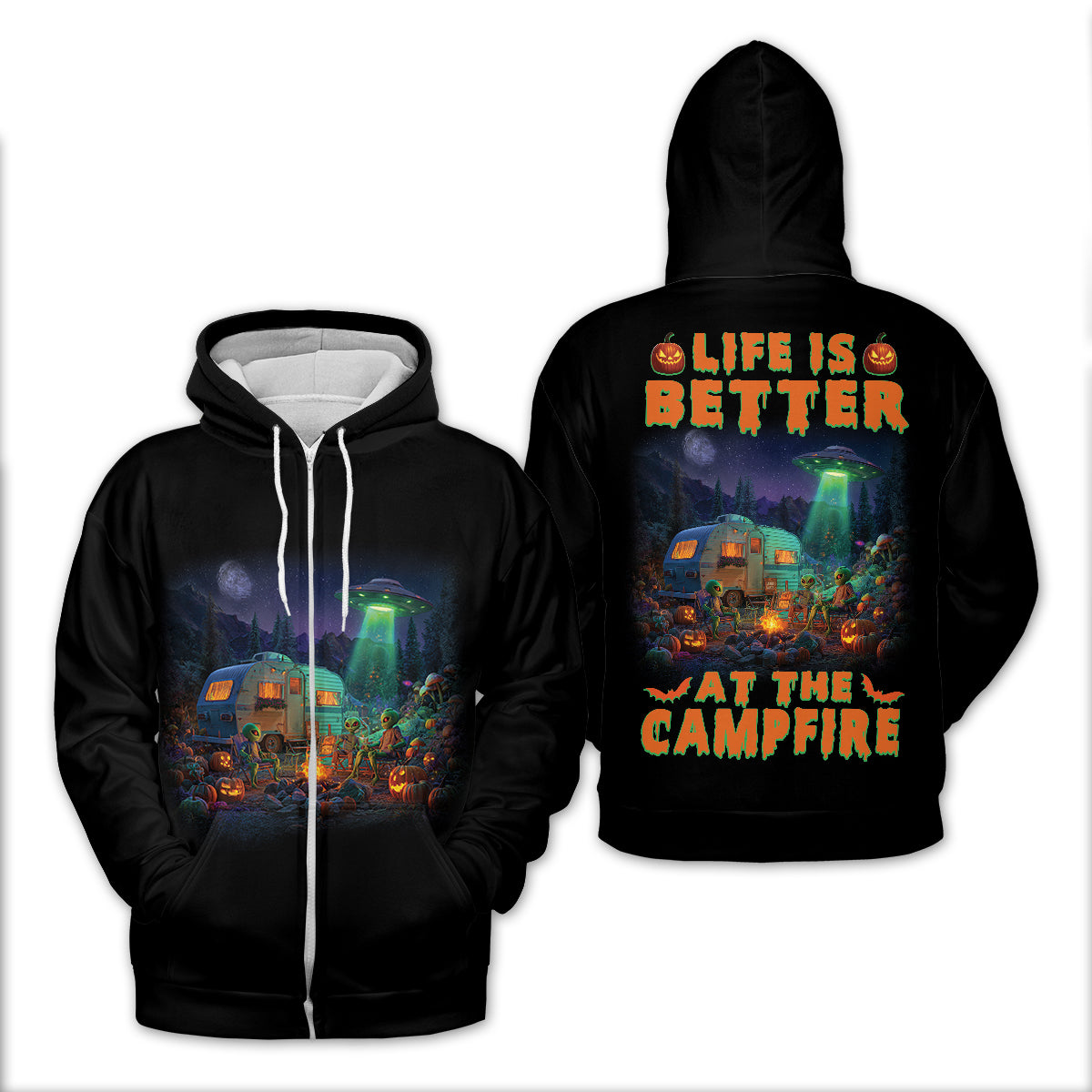 Life Is Better At The UFO Campfire All Over Print Shirt