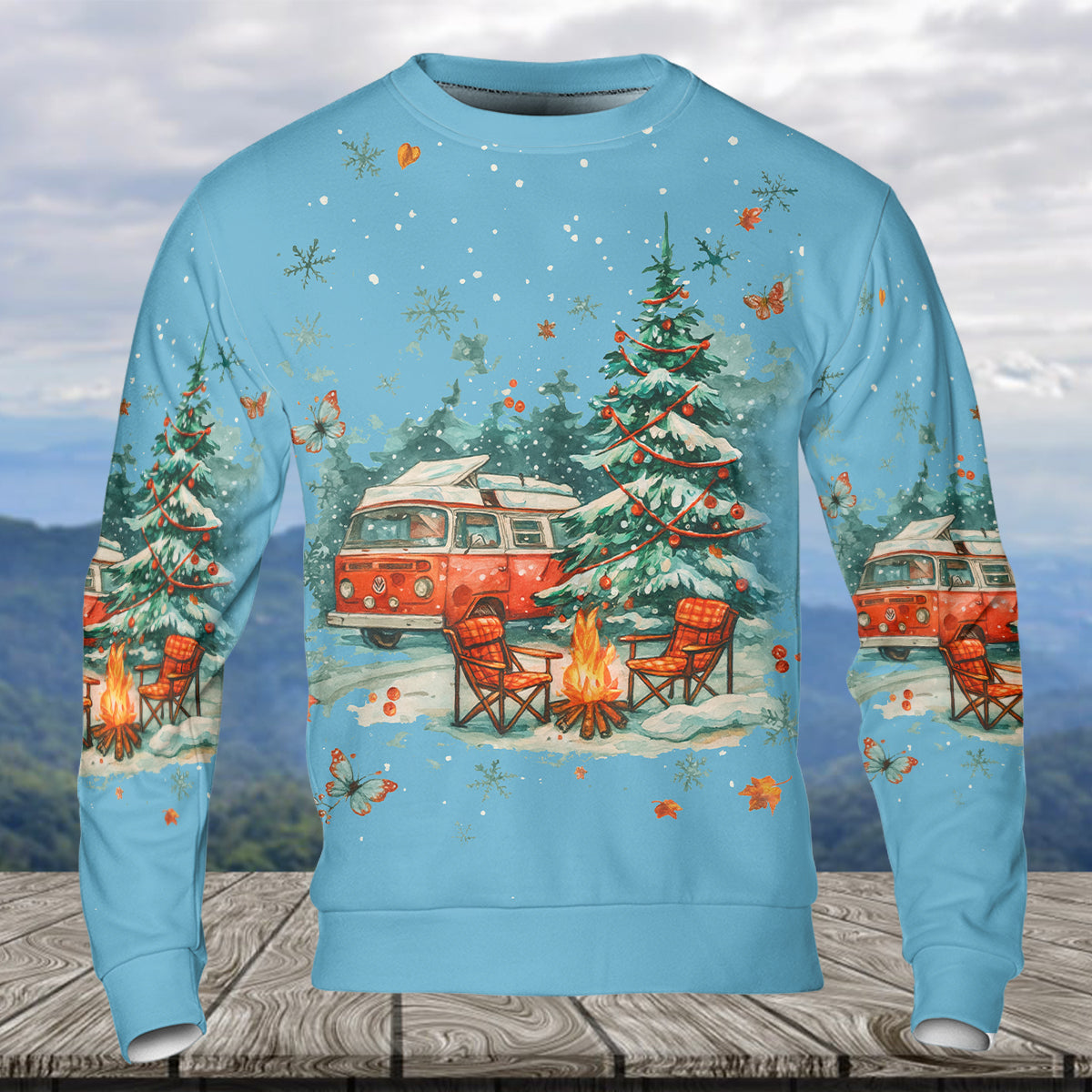 It’s The Most Wonderful Christmas Camping All Over Print Shirt