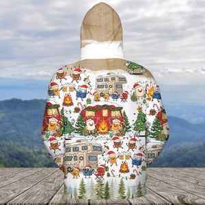 Campsite Christmas Party All Over Print Shirt