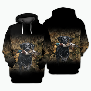 Duck Hunting With Dog All Over Print Shirt