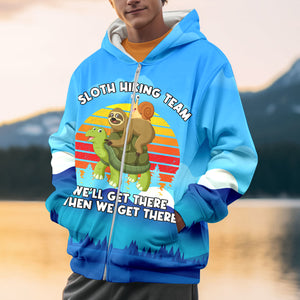 Funny Slow Hiking Team All Over Print Shirt