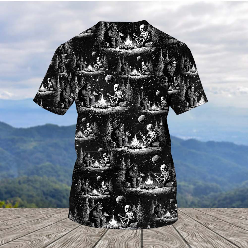 Campfire Conspiracies All Over Print Shirt
