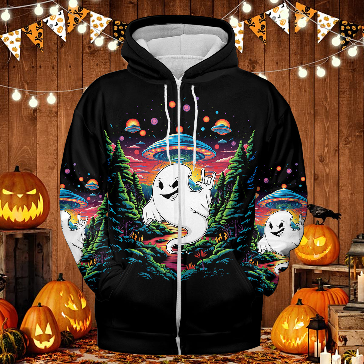 Boo Rock The Forest All Over Print Shirt