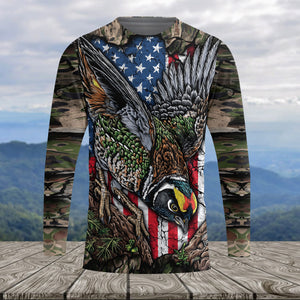 Quail Perched On The Rock All Over Print Shirt