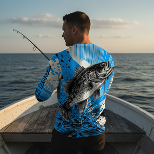 Custom Name Crappie Fish All Over Print Shirt