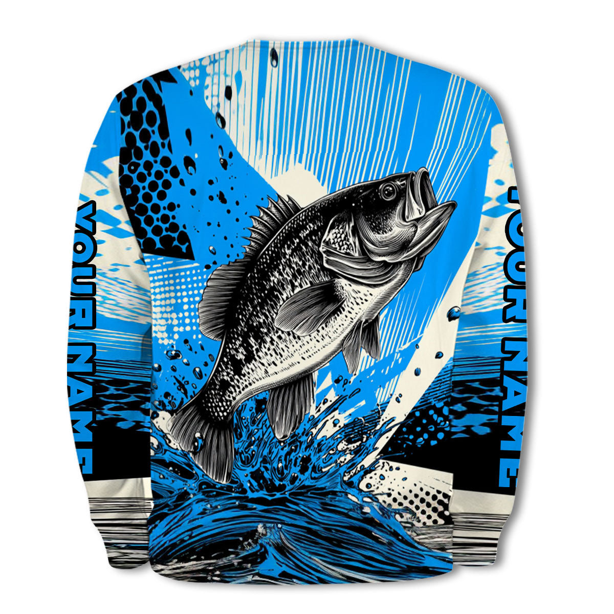 Custom Name Crappie Fish All Over Print Shirt