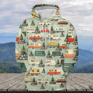 Vintage Camper Car All Over Print Shirt