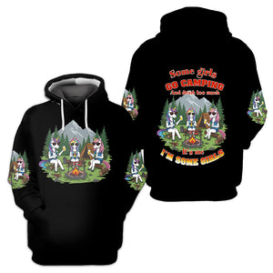 Some Girls Go Camping And Drink Too Much All Over Print Shirt