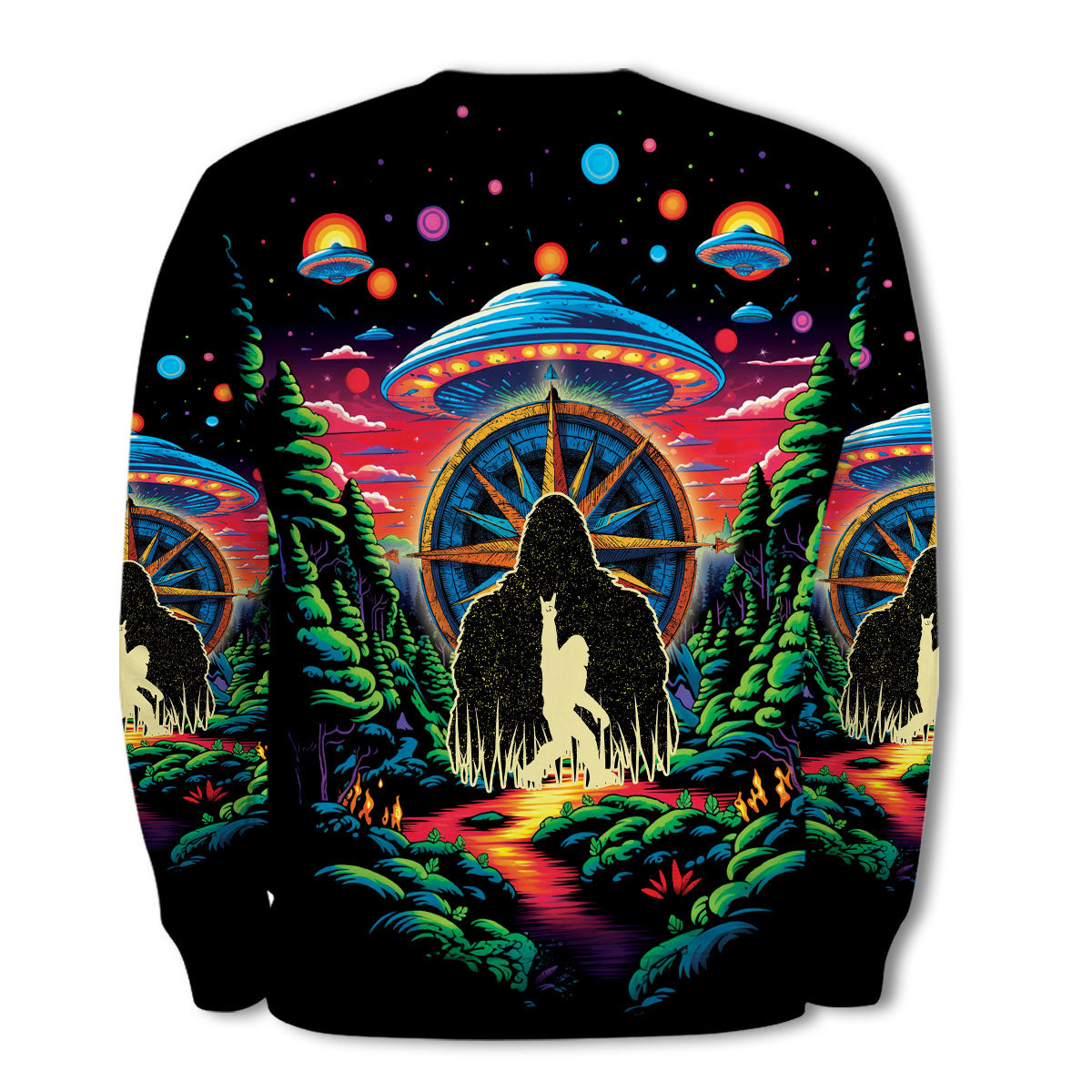 Bigfoot Mountain Adventure All Over Print Shirt