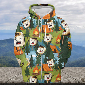 Funny Burnt Marshmallow All Over Print Shirt