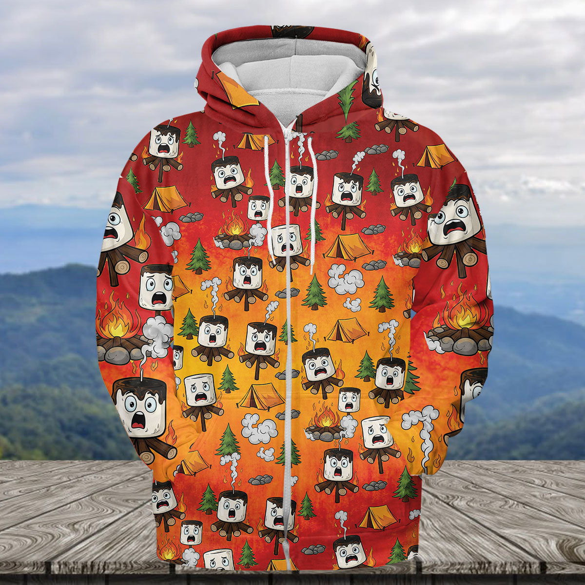 Burnt Marshmallow Dancing Party All Over Print Shirt