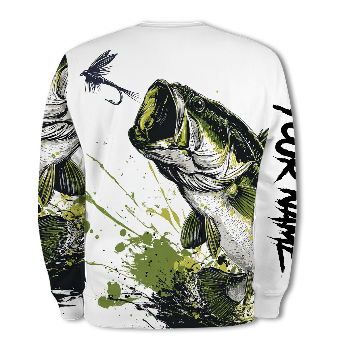 Custom Name Largemouth Bass All Over Print Shirt
