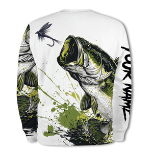 Custom Name Largemouth Bass All Over Print Shirt
