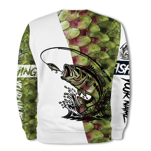 Bass Fishing Team Jerseys Green All Over Print Shirt