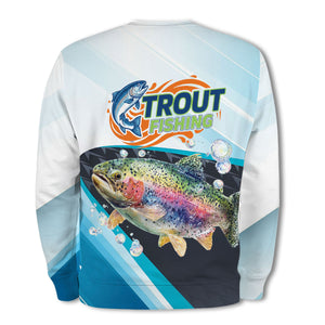 Trout Fish Blue Sport All Over Print Shirt