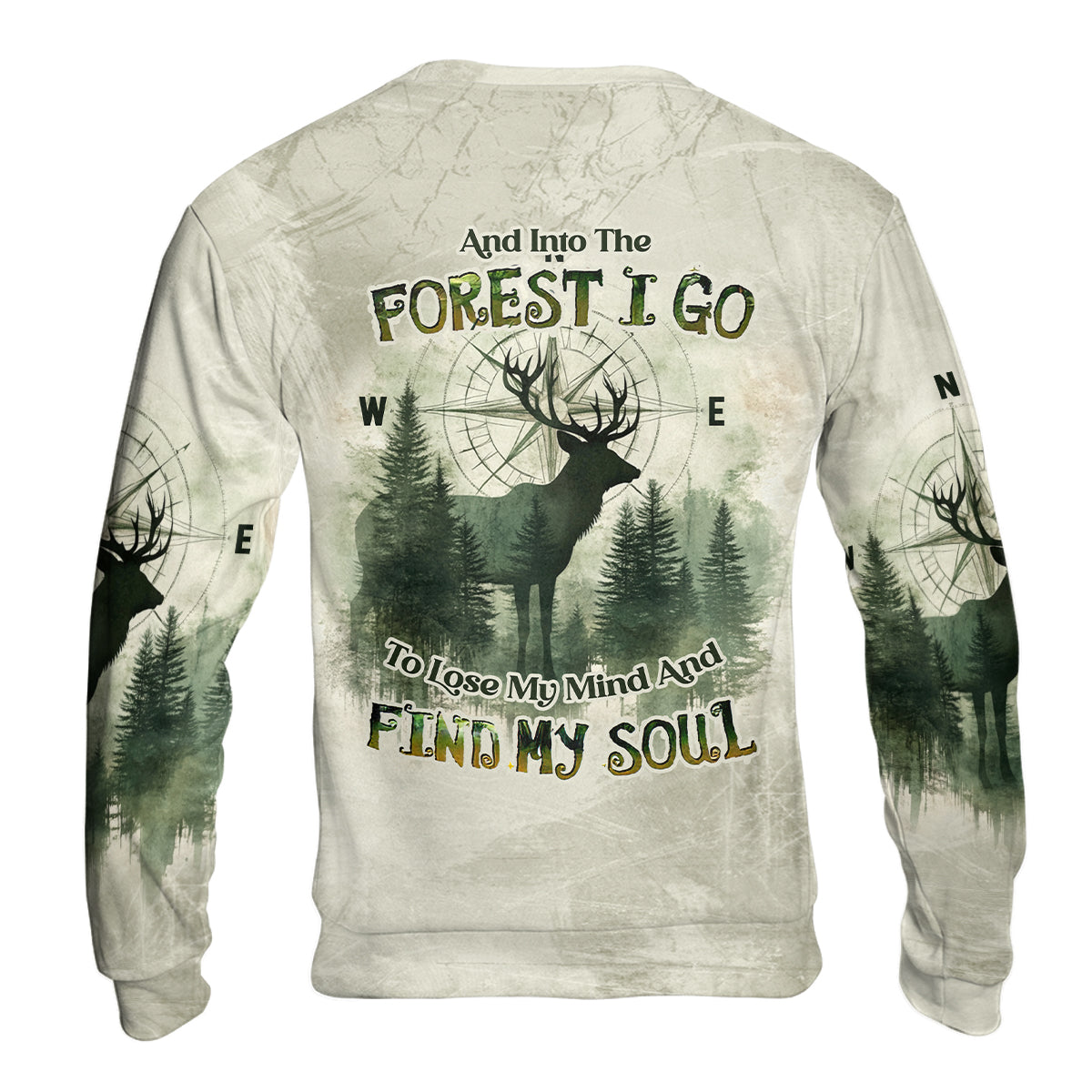 Into The Forest Deer Exposure All Over Print Shirt