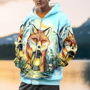 Wild Fox Finding The Way All Over Print Shirt