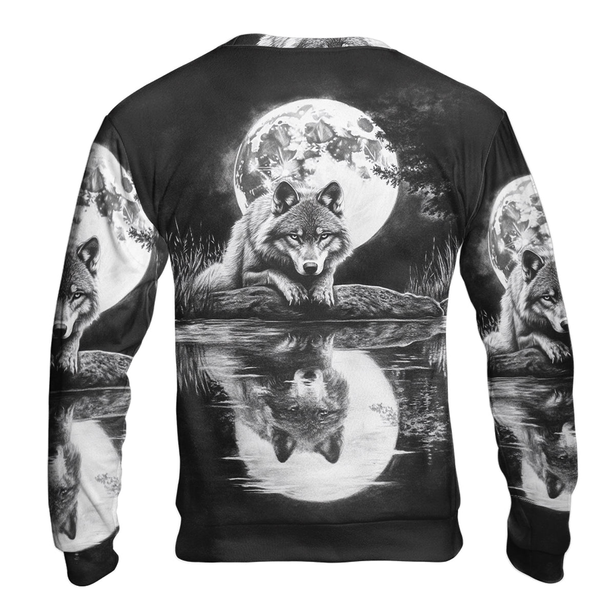 Mystical Wolf Art All Over Print Shirt