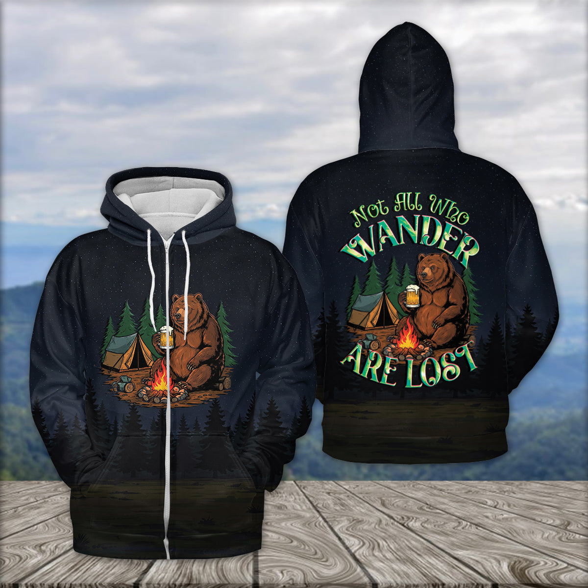 Not All Who Wander Are Lost All Over Print Shirt