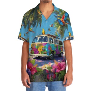 Camping Car Aloha Beach Hawaiian Shirt