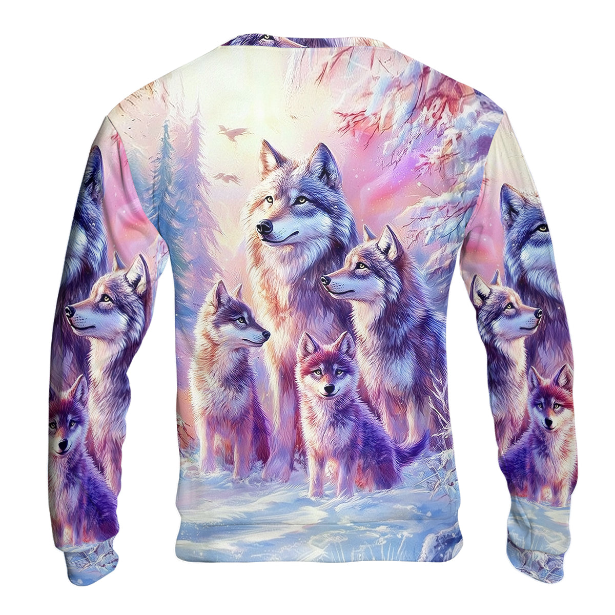 Wolf Family Art All Over Print Shirt
