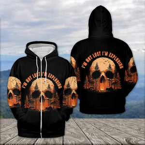 Creepy I'm Not Lost I'm Exploring All Over Print Shirt