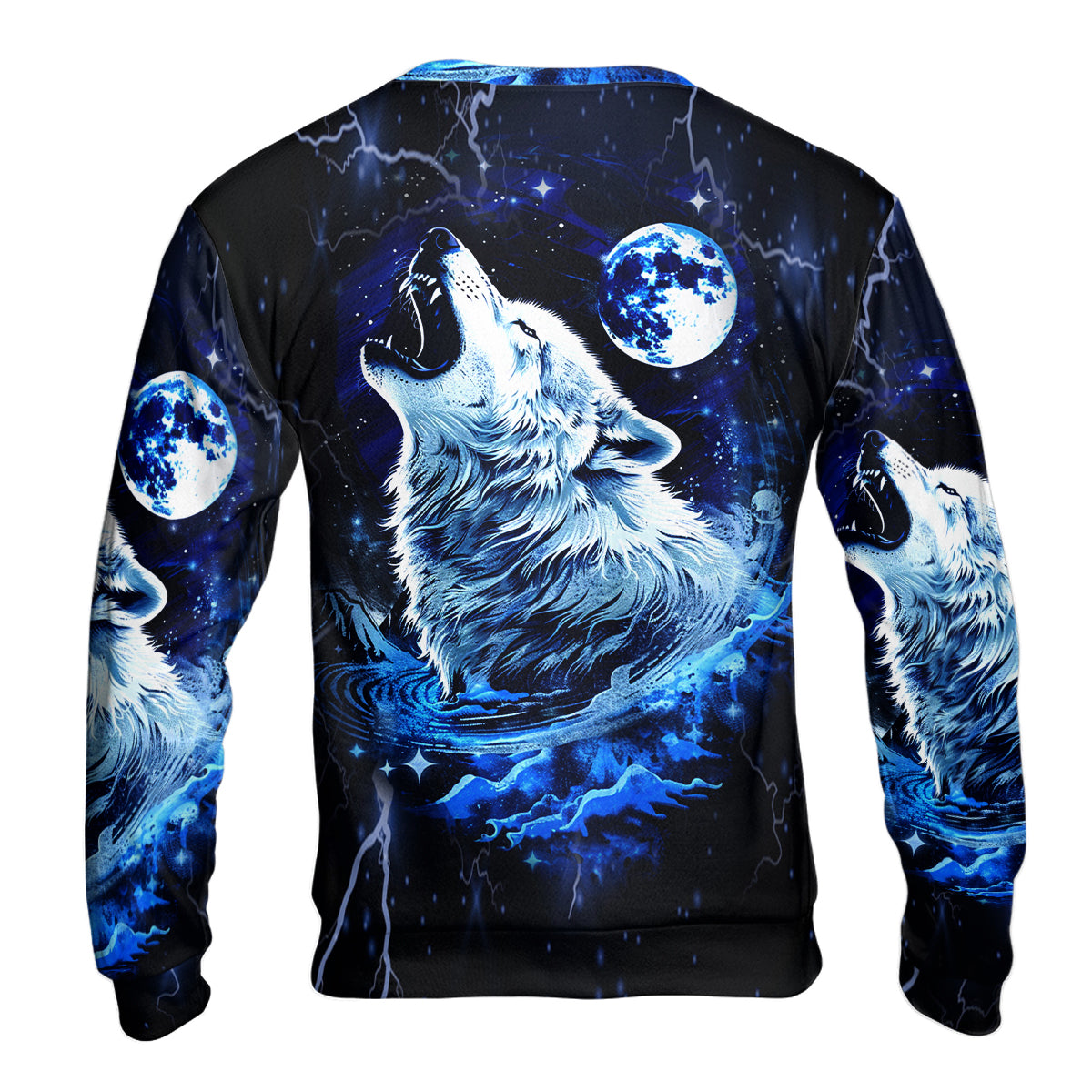 Mystical Wolf Howing Art All Over Print Shirt