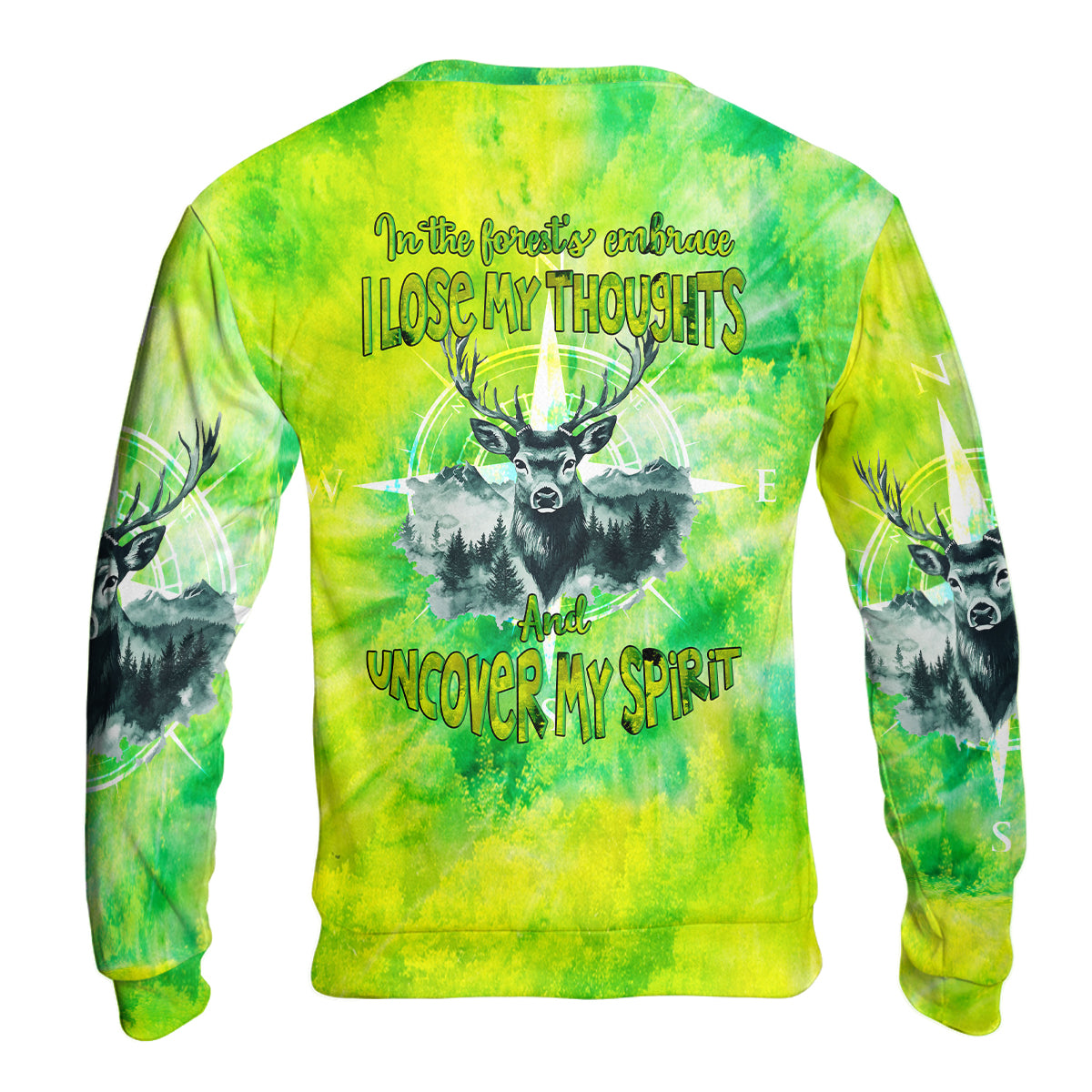 In The Forest Embrace, I Lose My Thoughts And Uncover My Spirit All Over Print Shirt