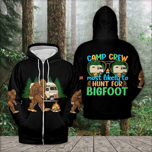 Camp Crew Hunt For Bigfoot All Over Print Shirt