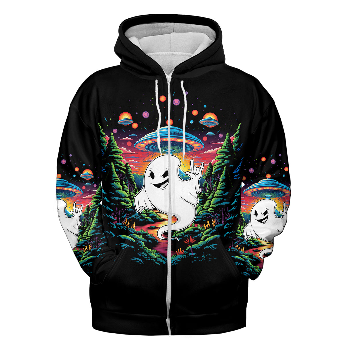 Boo Rock The Forest All Over Print Shirt