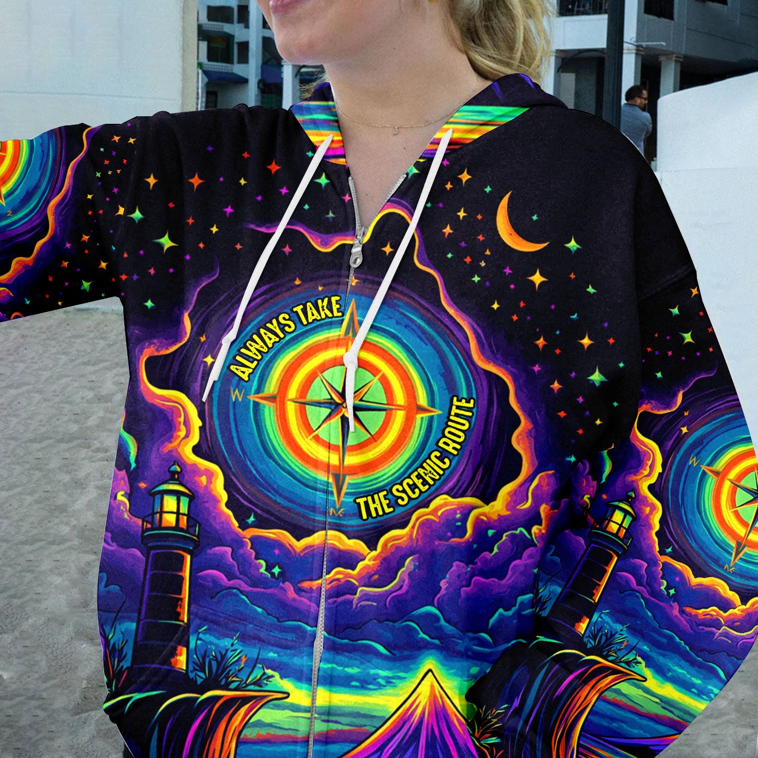 Always Take The Scenic Route All Over Print Shirt