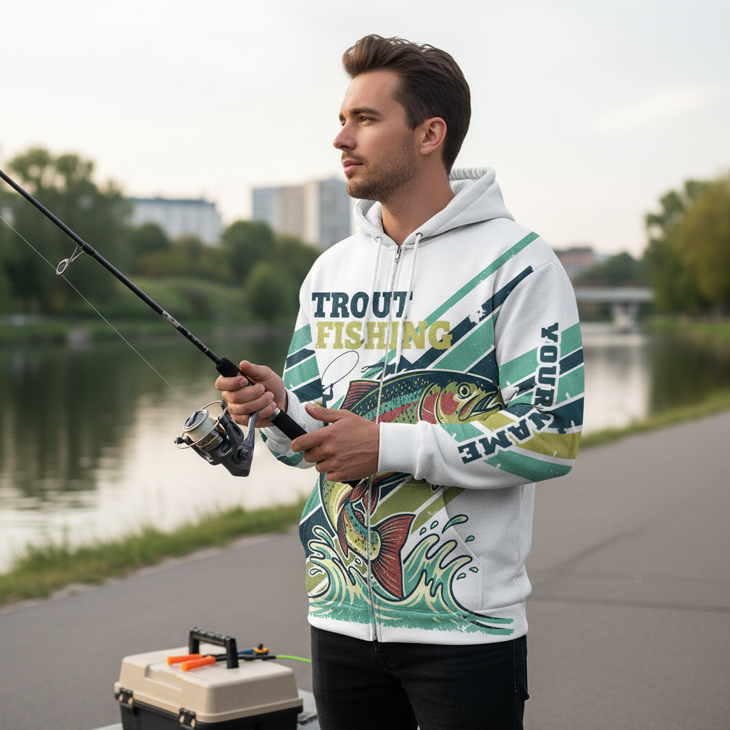 Vintage Rainbow Trout Team Shirt All Over Print