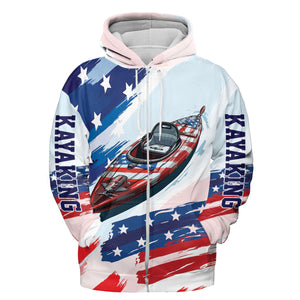 Custom Name Kayaking America All Over Print Shirt