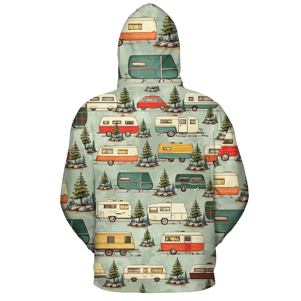 Vintage Camper Car All Over Print Shirt