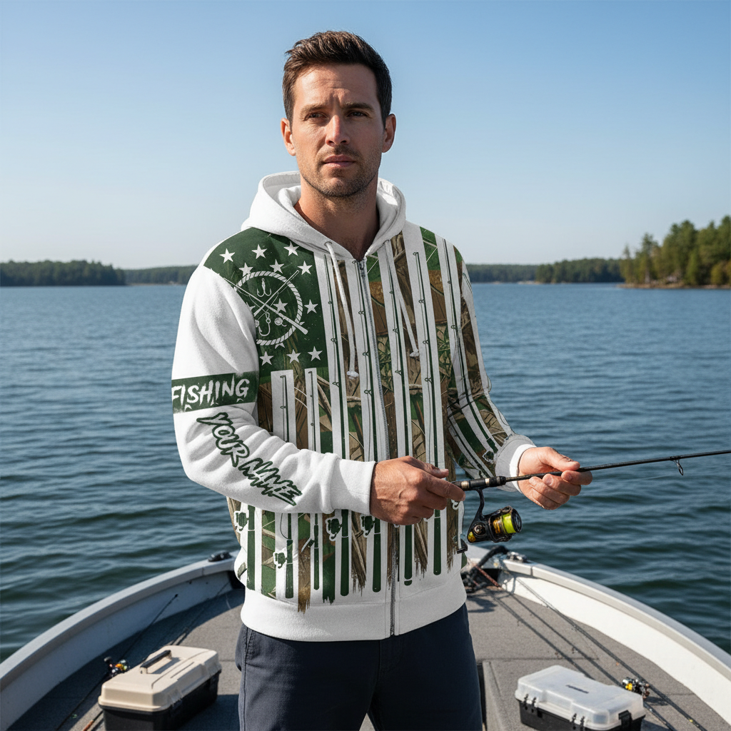 Custom Name Fishing Rods All Over Print Shirt