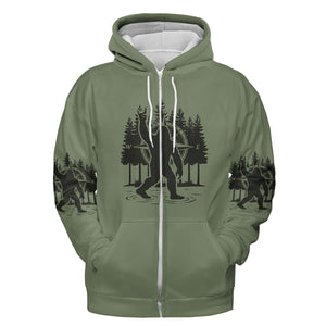 Not All Who Wander Are Lost Bigfoot Walking All Over Print Shirt