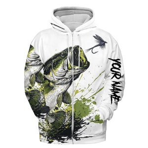 Custom Name Largemouth Bass All Over Print Shirt
