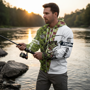 Bass Fishing Team Jerseys Green All Over Print Shirt