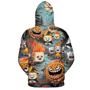 Burnt Marshmallow Halloween All Over Print Shirt