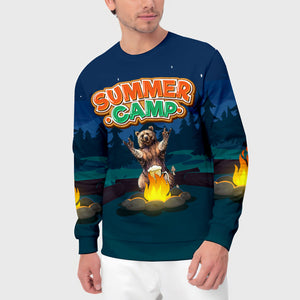 Summer Camp Grizzly Bear All Over Print Shirt