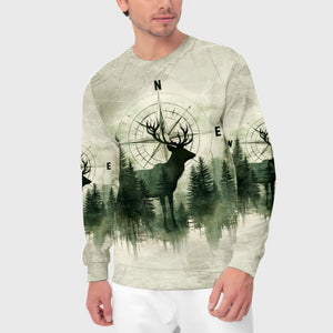 Into The Forest Deer Exposure All Over Print Shirt