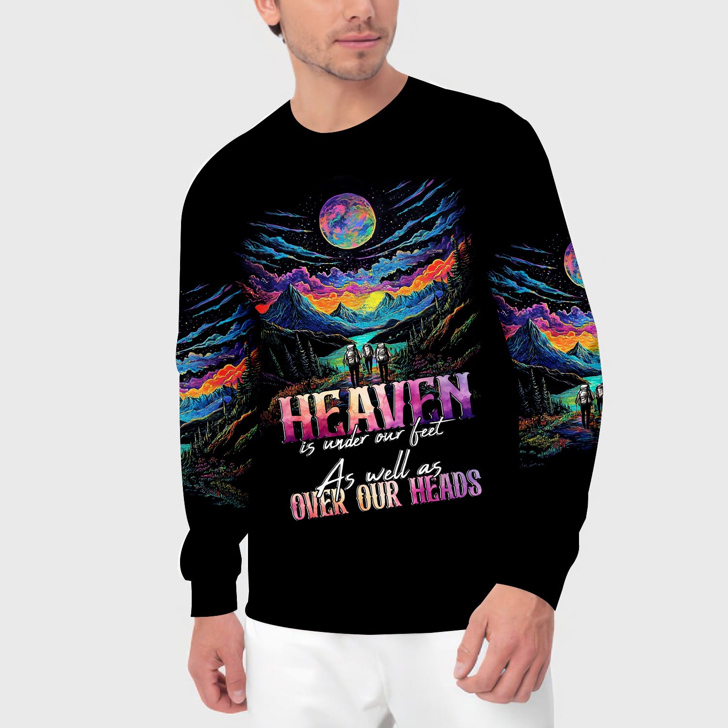 Heaven Is Under Our Feet As Well As Over Our Heads All Over Print Shirt