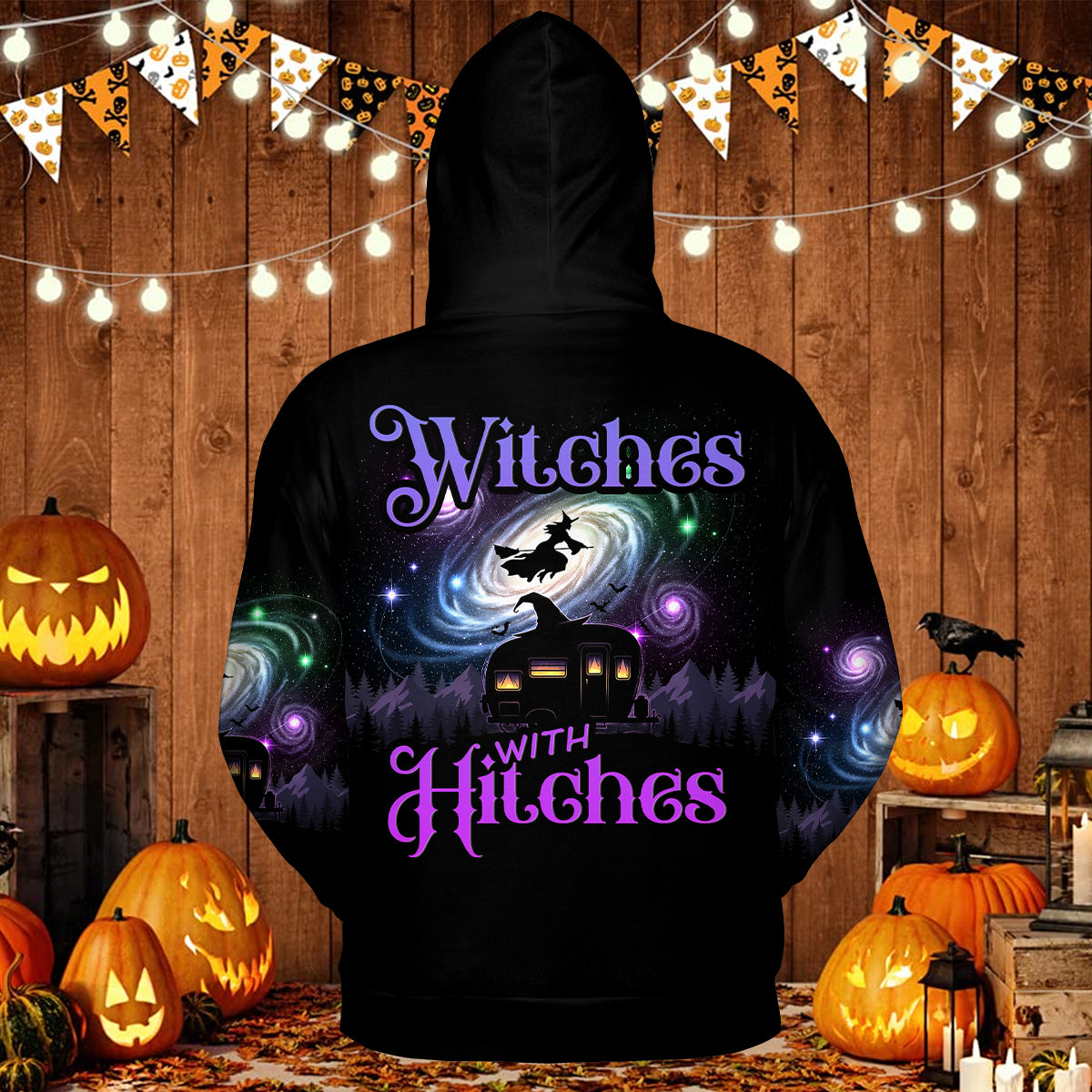 Witches With Hitches All Over Print Shirt