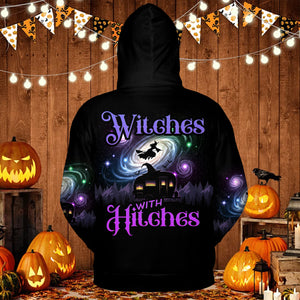 Witches With Hitches All Over Print Shirt